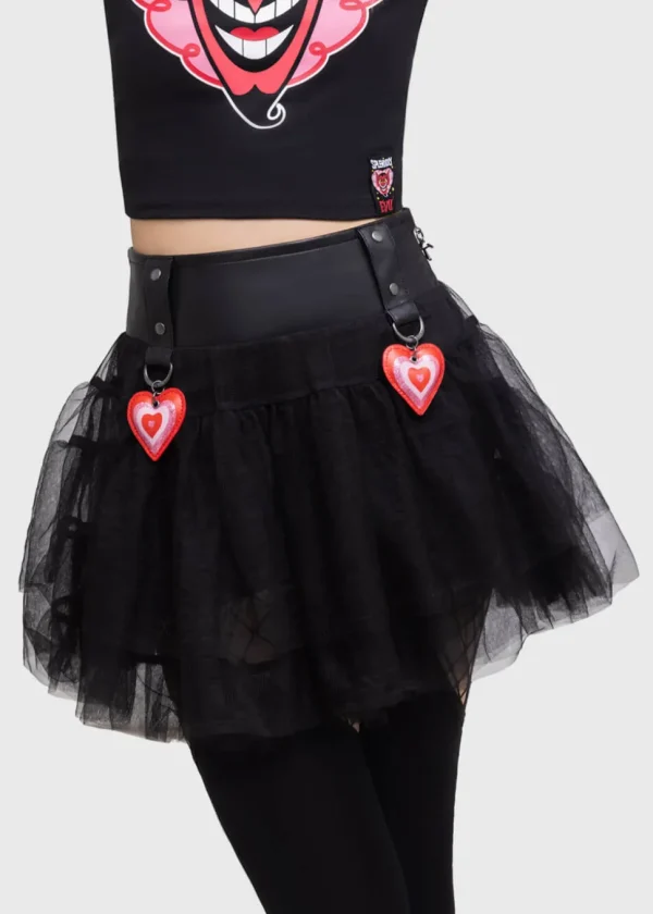 Killstar x Powerpuff Girls Sugar and Spice Tutu Skirt Black