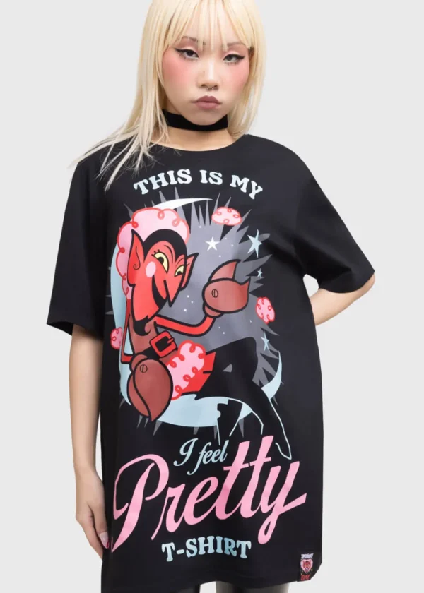 Killstar x Powerpuff Girls I Feel Pretty T-Shirt Black