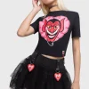Killstar x Powerpuff Girls Splendidly Evil Baby T-Shirt Black
