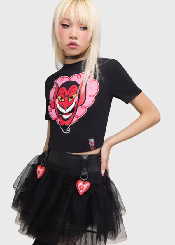 Killstar x Powerpuff Girls Splendidly Evil Baby T-Shirt Black