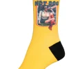 King Kerosin Mens Hot Dog Socks Yellow