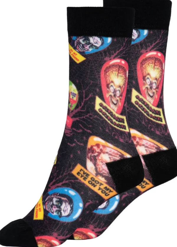 King Kerosin Mens Mars Socks Black