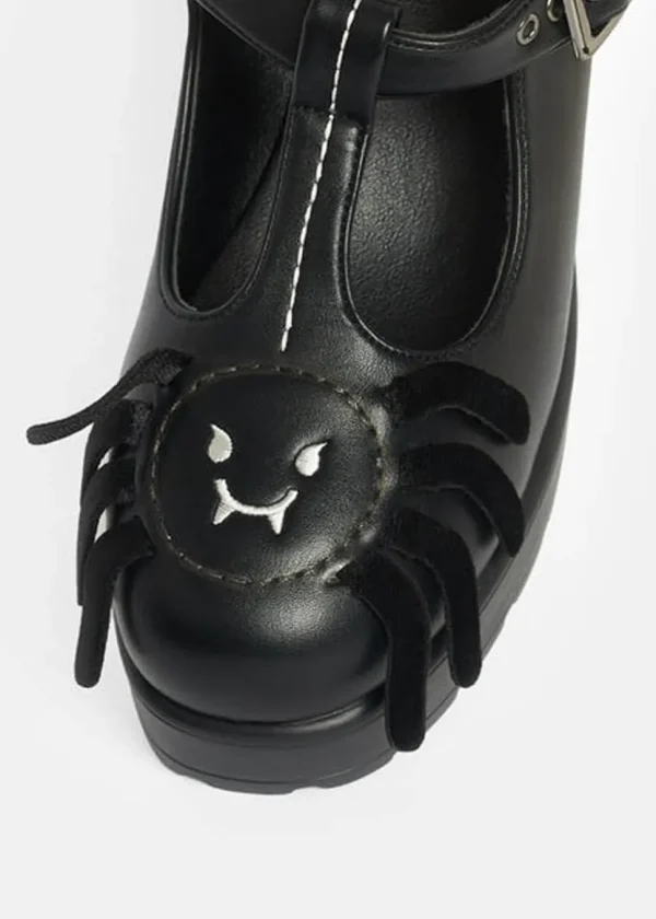 Koi Footwear Sai Spider's Choice Mary Jane Pumps Black