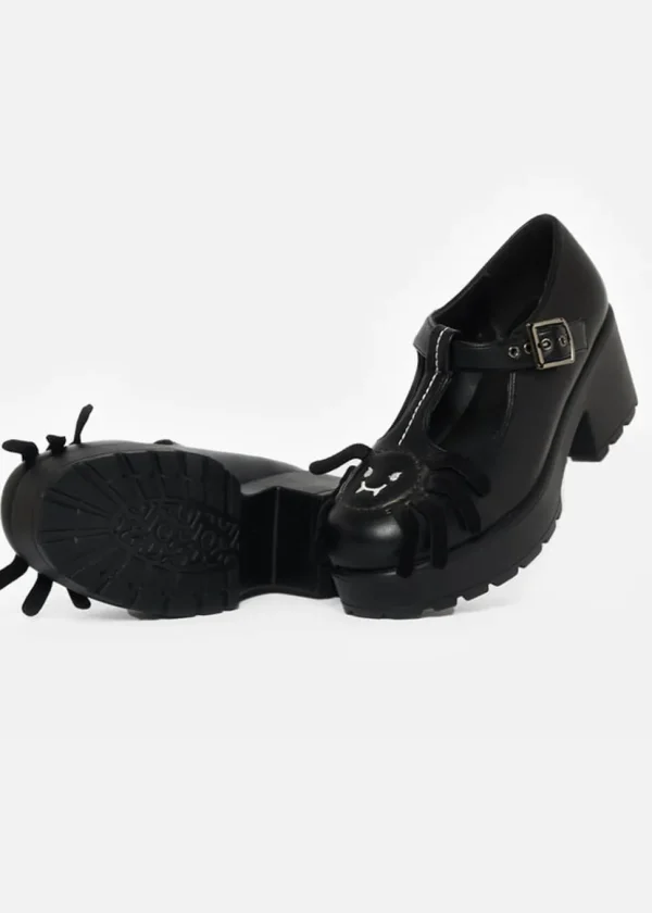 Koi Footwear Sai Spider's Choice Mary Jane Pumps Black