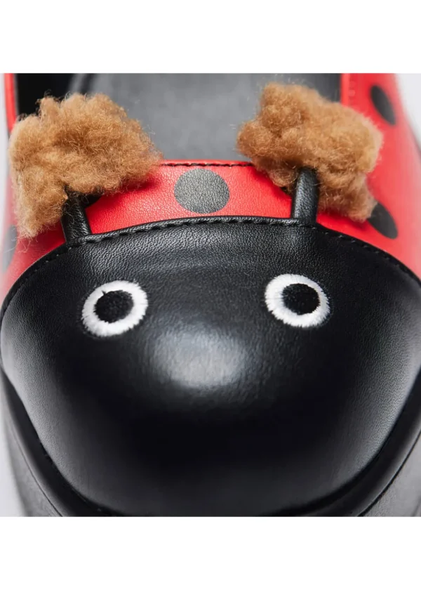 Koi Footwear Tira Lucky Ladybird Ladybug Mary Janes Pumps Red