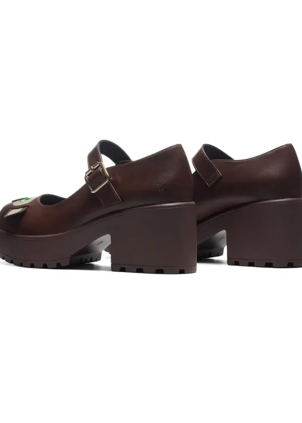 Koi Footwear Tira Manic Monkey Mary Janes Pumps Brown