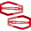 Kreepsville Coffin Snap Hair Clips Red