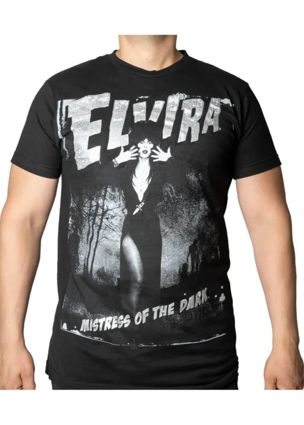 Kreepsville Elvira Zombie T-Shirt Black