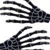 Kreepsville Skeleton Bone Hand Hair Clips Black