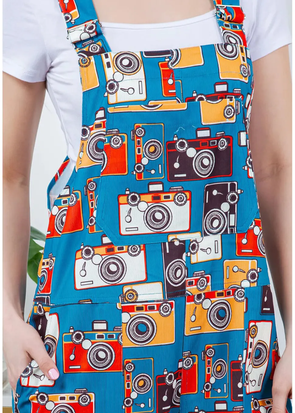 la_soul_ayla_vintage_came_1.webp LA Soul Ayla Vintage Camera Dungarees Blue