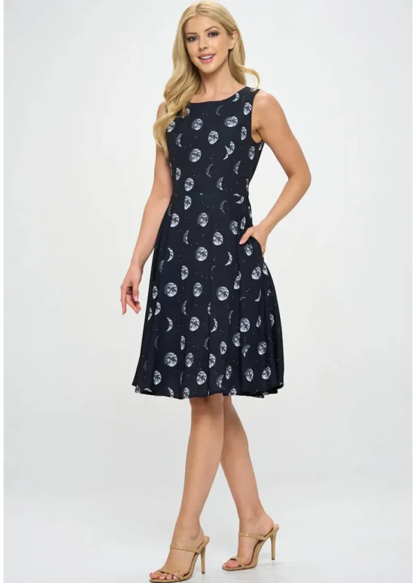 LA Soul Ivy Moon A-Line Dress Black