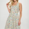 LA Soul Leah Sewing Kit A-Line Dress Mint