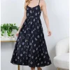 LA Soul Misty Moon Maxi Dress Black