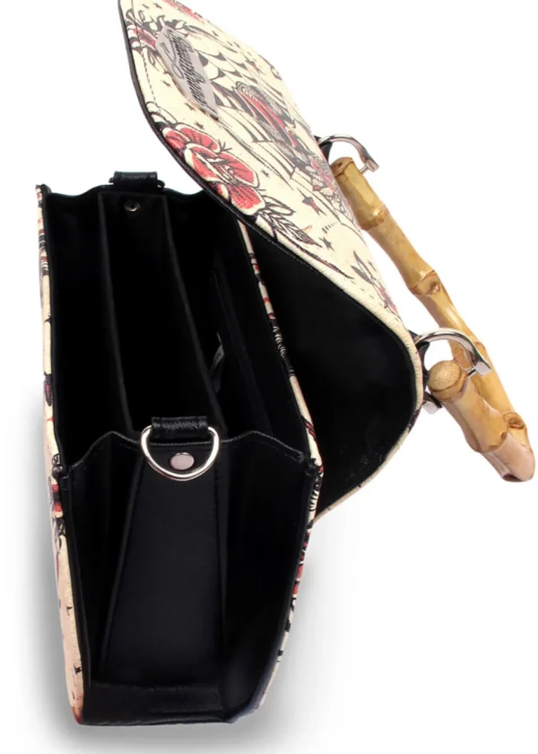 Liquorbrand Bamboo Tiki Time Handbag Black