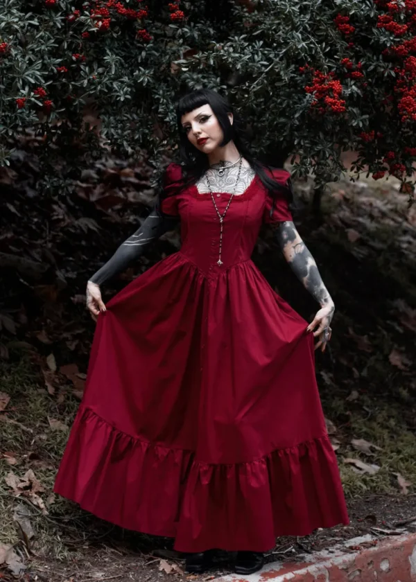 Lively Ghosts Versailles 70's Dress Red