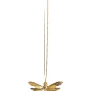 Lotta Djossou Paris Double Dragonfly Necklace Gold