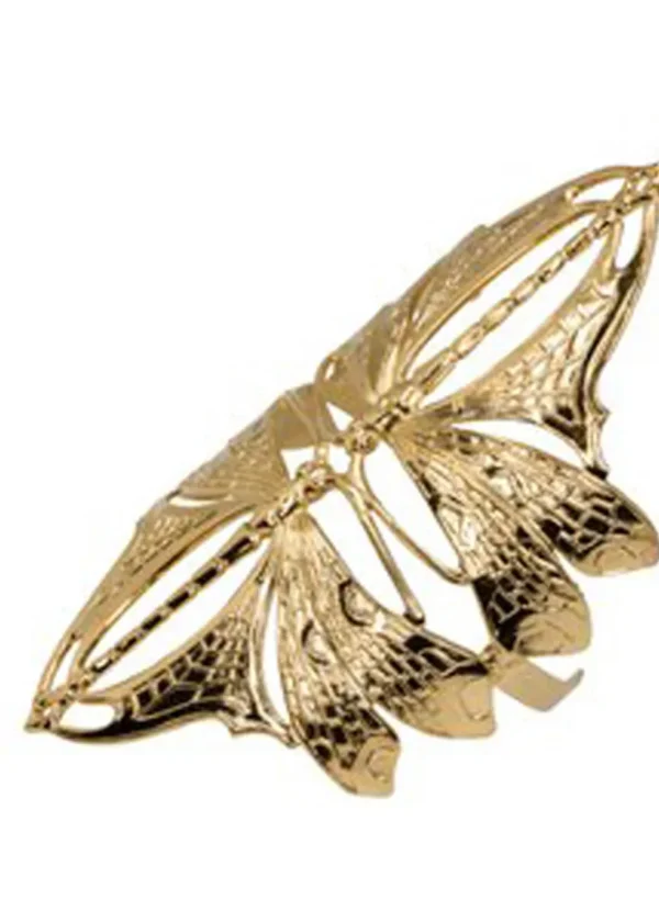 Lotta Djossou Paris Double Dragonfly Bracelet Gold