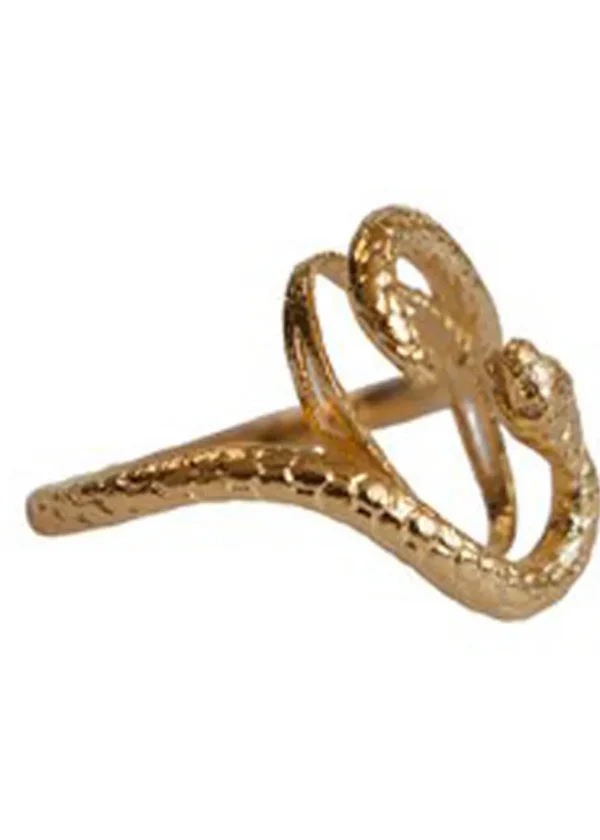 Lotta Djossou Paris Double Snake Ring Gold