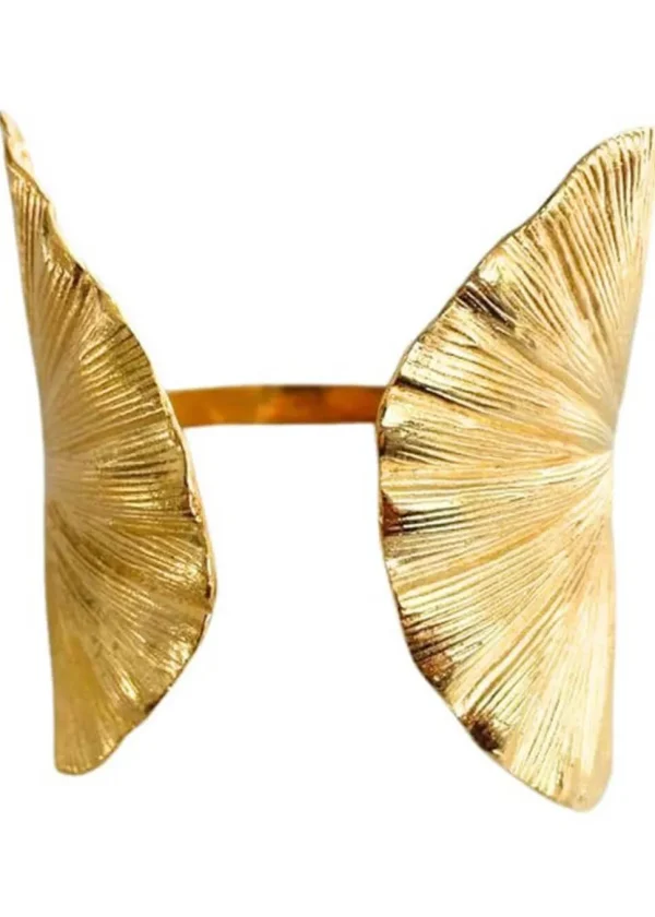 Lotta Djossou Paris Gingko Bracelet Gold