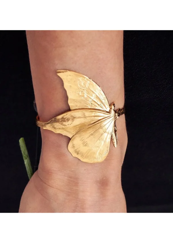 Lotta Djossou Paris Macey Butterfly Bracelet Gold