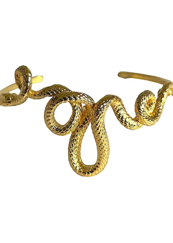 Lotta Djossou Paris Snake Bracelet Goud
