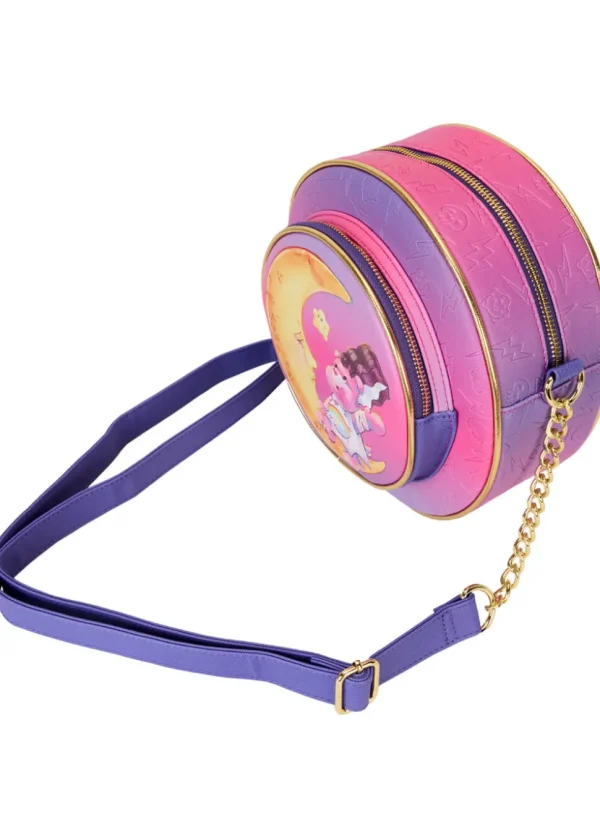 Loungefly Carebears x Universal Monsters Cheer Bear Bride Canteen Shoulderbag Pink