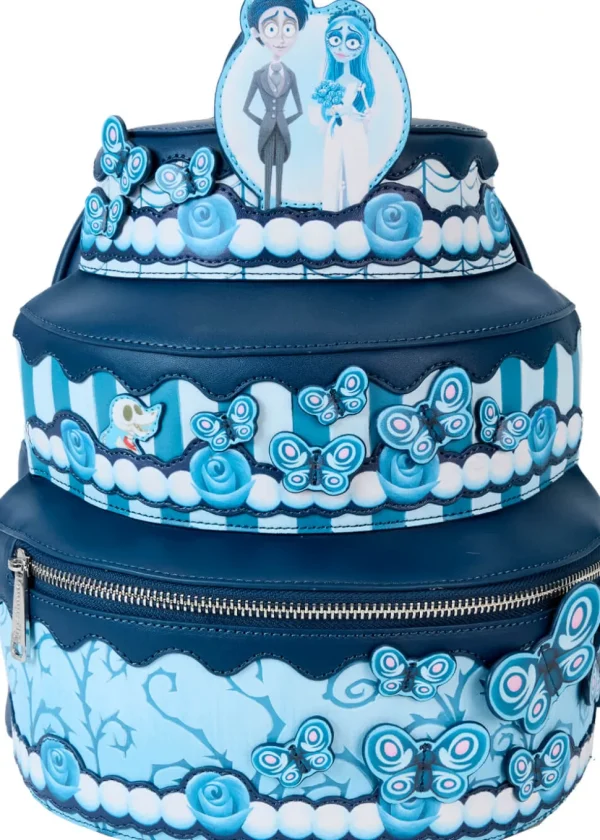 Loungefly Corpse Bride Wedding Cake Backpack Blue