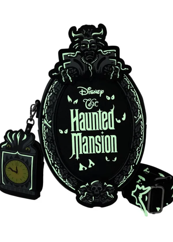Loungefly Disney Haunted Mansion Plaque Crossbody Bag