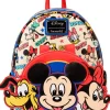 Loungefly Disney Mickey and Friends Classic Ear Holder Backpack With Headband