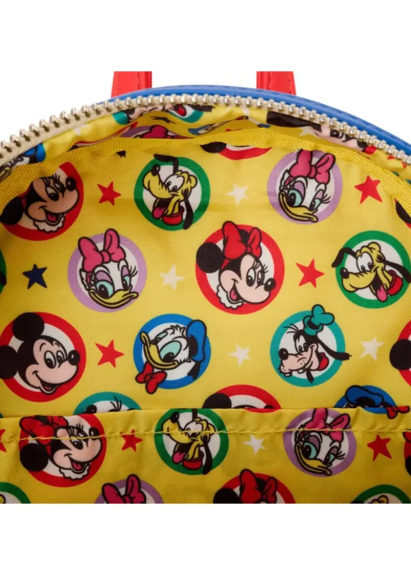 Loungefly Disney Mickey and Friends Classic Ear Holder Backpack With Headband