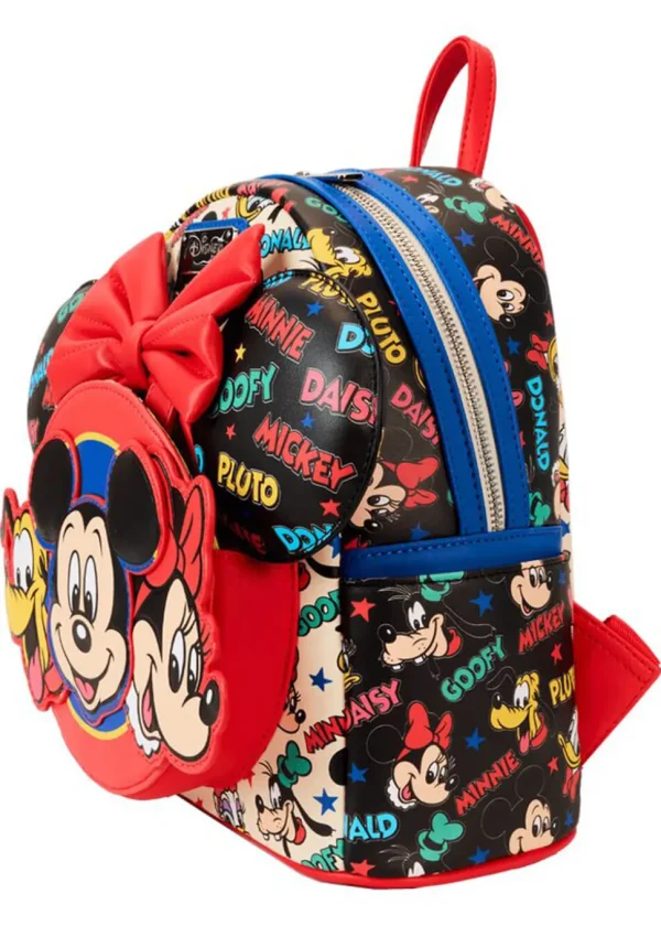 Loungefly Disney Mickey and Friends Classic Ear Holder Backpack With Headband