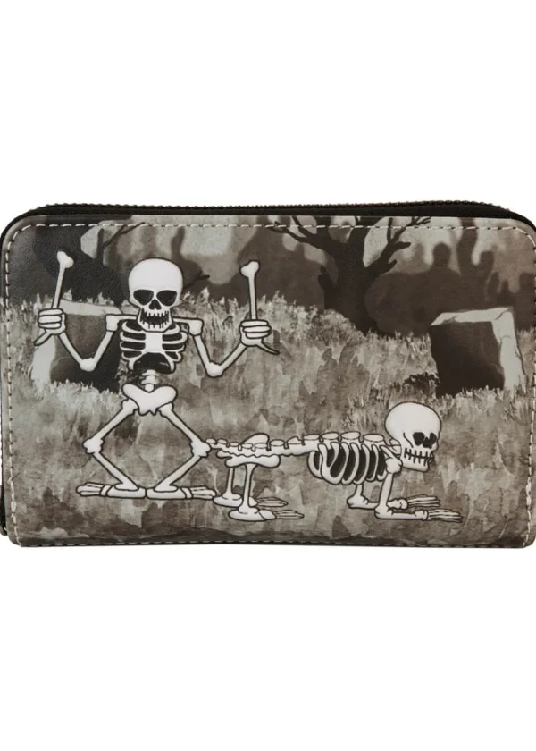 Loungefly Disney Skeleton Dance Wallet Black