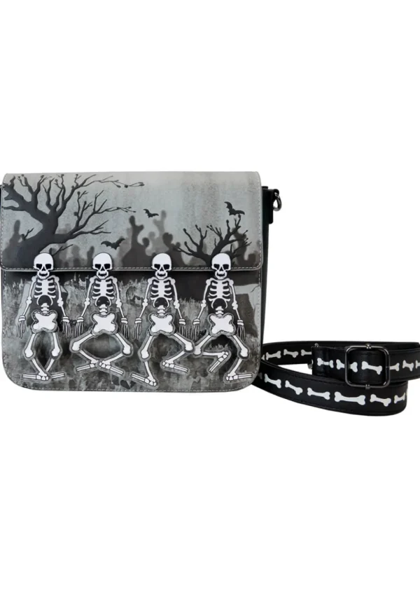 Loungefly Disney Skeleton Dance Shoulderbag Black