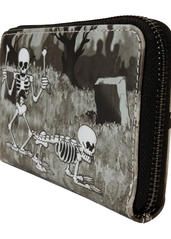 Loungefly Disney Skeleton Dance Wallet Black