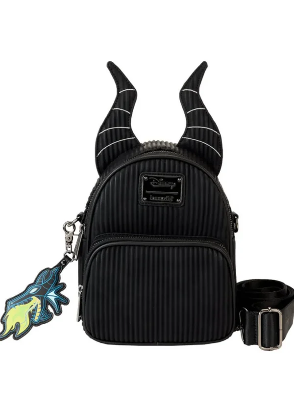 Loungefly Disney Sleeping Beauty Villains Malificent Shoulderbag Backpack Black