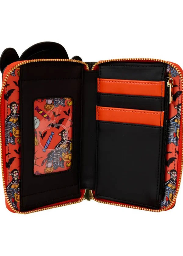 Loungefly Disney Winnie The Pooh Skeleton Tigger Wallet Black