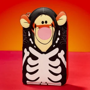 Loungefly Disney Winnie The Pooh Skeleton Tigger Wallet Black