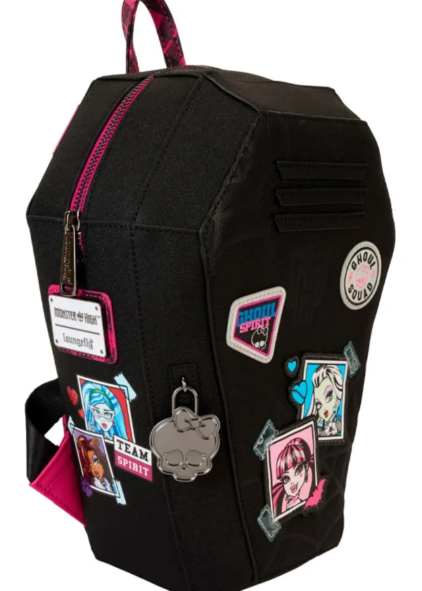 Loungefly Mattel Monster High Crypt Locker Backpack Black