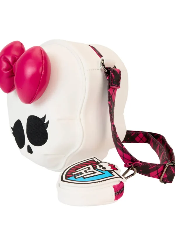 Loungefly Mattel Monster High Skulette Figural Crossbody White