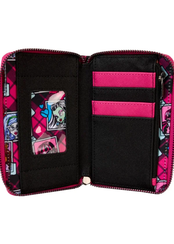 Loungefly Mattel Monster High Crest Wallet Black