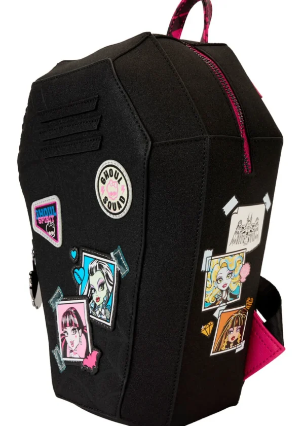 Loungefly Mattel Monster High Crypt Locker Backpack Black