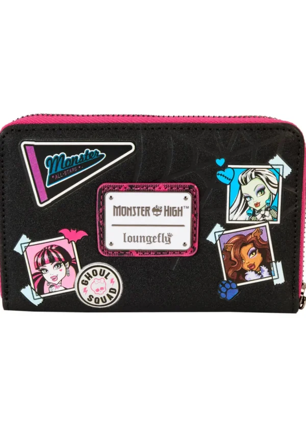 Loungefly Mattel Monster High Crest Wallet Black