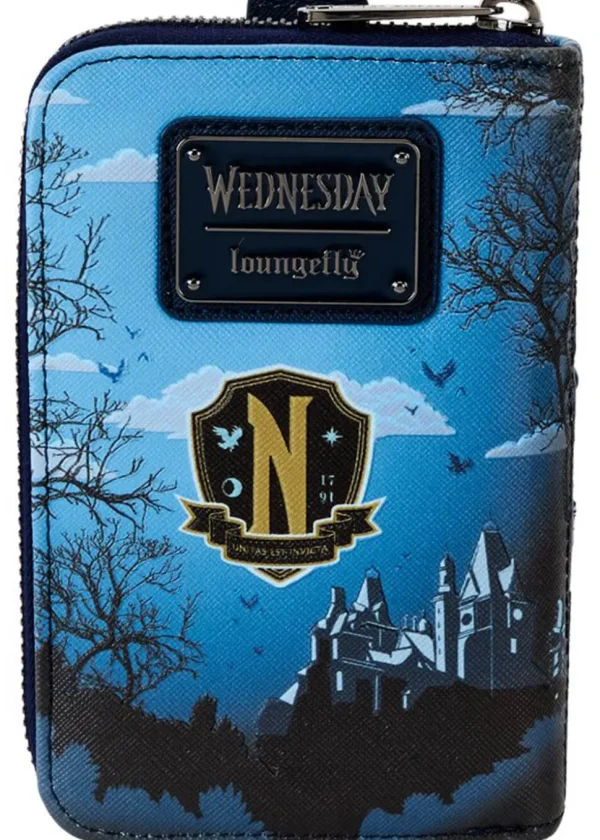 Loungefly Wednesday Castle Wallet Black