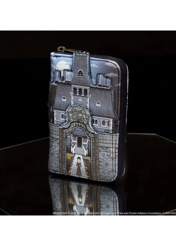 Loungefly Wednesday Castle Wallet Black