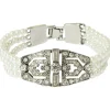 Love Vintage Art Deco 20's Bracelet Cream
