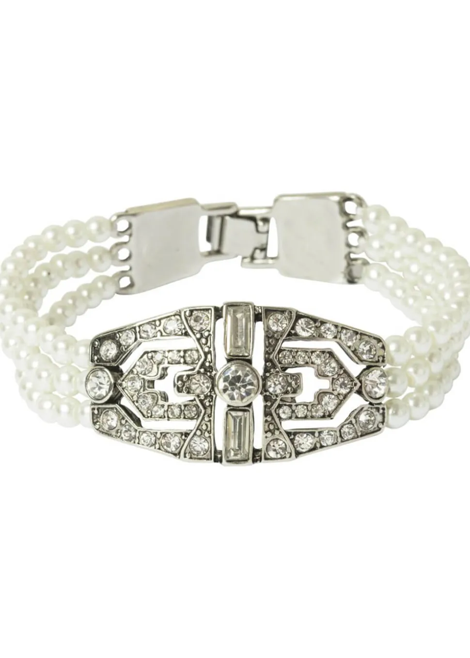 Love Vintage Art Deco 20's Bracelet Cream