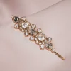Love Vintage Deco Crystal Hairslide Gold