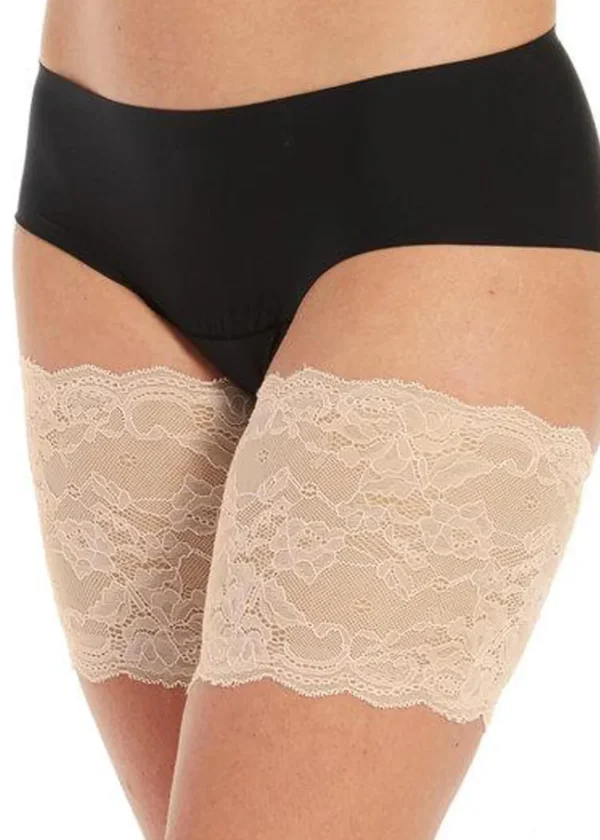 Magic Bodyfashion Be Sweet To Your Leg Lace Thigh Bands Latte