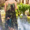 Market Of Stars Bella Notte Rabbit And Moon Maxi Dress Multi