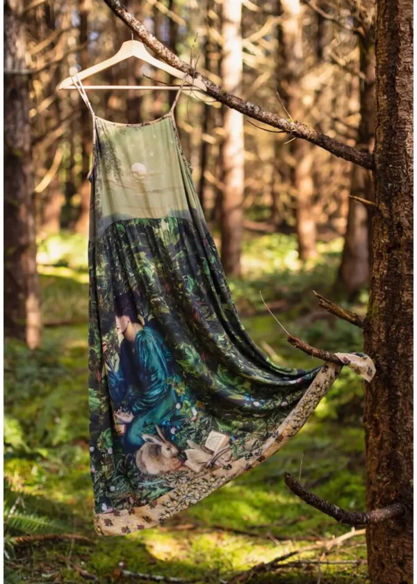 Market Of Stars Bella Notte Rabbit And Moon Maxi Dress Multi